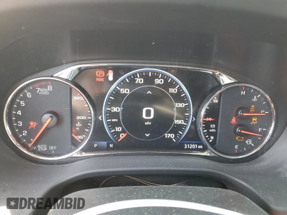 2022 GMC Acadia AT4 with VIN 1GKKNLLS5NZ136799, listed as a Copart auction lot 52174425 with 31,201 mi miles and Salvage title. Bid and sale history available at DreamBid. Image 9.
