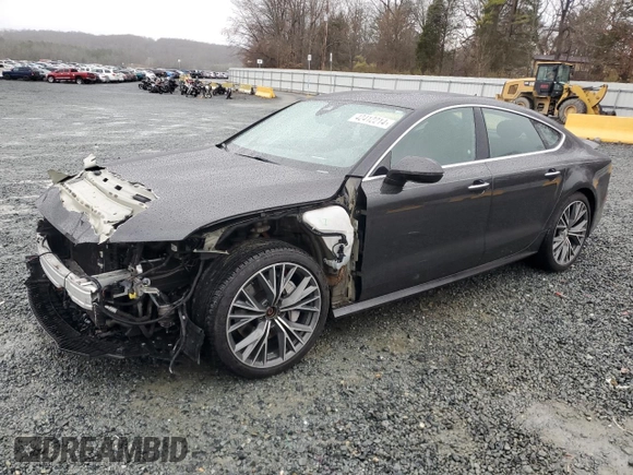 2017 Audi A7 Prestige with VIN WAU22AFC8HN043832, listed as a Copart auction lot 42412214 with 76,025 mi miles. Bid and sale history available at carsss.com. Image 1.
