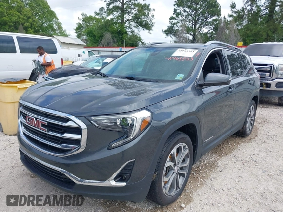 2020 GMC Terrain SLT with VIN 3GKALPEX8LL134793, listed as a IAAI auction lot 41963353 with 60,769 mi miles. Bid and sale history available at carsss.com. Image 6.