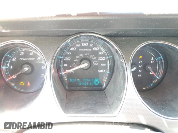 2012 Ford Taurus SEL with VIN 1FAHP2EW9CG128844, listed as a Copart auction lot 47158904 with 151,023 mi miles and Clean Title. Bid and sale history available at DreamBid. Image 9.