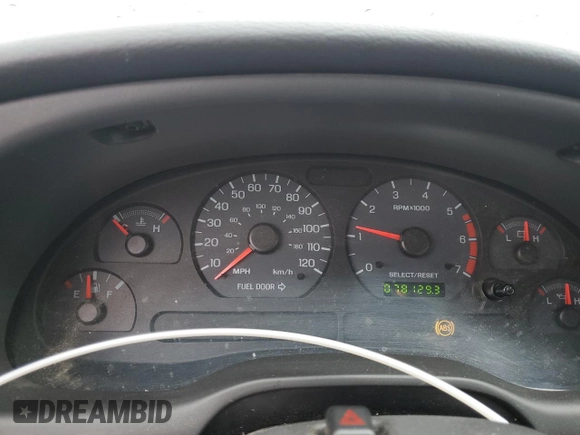 2003 Ford Mustang Standard with VIN 1FAFP40423F334991, listed as a Copart auction lot 52343185 with 78,129 mi miles and Clean Title. Bid and sale history available at carsss.com. Image 9.