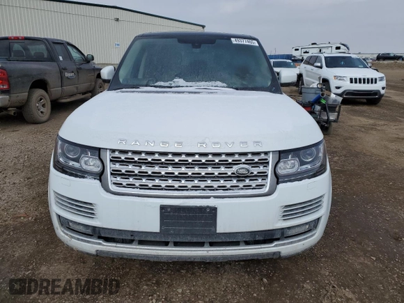 2016 Land Rover Range Rover Autobiography with VIN SALGV2EF4GA317852, listed as a Copart auction lot 49377465 with Not provided miles and Non repairable. Bid and sale history available at DreamBid. Image 5.