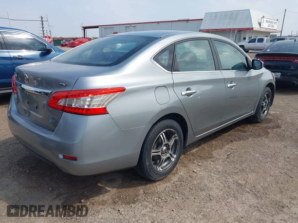 2013 Nissan Sentra S with VIN 3N1AB7AP8DL705773, listed as a IAAI auction lot 41928213 with 62,641 mi miles and . Bid and sale history available at DreamBid. Image 4.