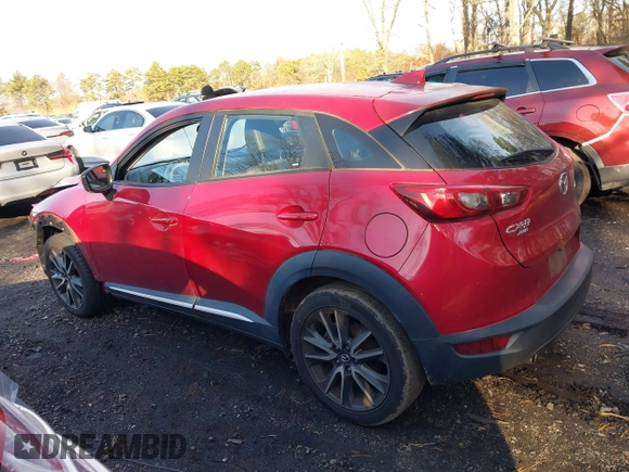 2017 Mazda CX-3 Grand Touring with VIN JM1DKFD77H0165528, listed as a IAAI auction lot 40942595 with 89,648 mi miles. Bid and sale history available at carsss.com. Image 14.