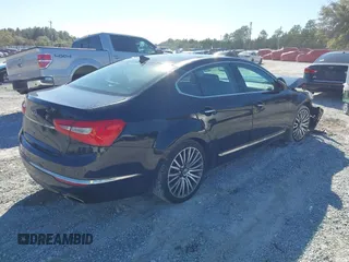 2015 Kia Cadenza Premium with VIN KNALN4D78F5174419, listed as a IAAI auction lot 41223120 with 140,444 mi miles and . Bid and sale history available at DreamBid. Image 4.