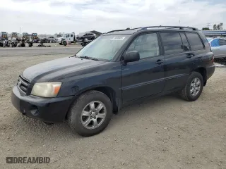2004 Toyota Highlander with VIN JTEEP21A140050427, listed as a Copart auction lot 53088805 with 189,281 mi miles and Salvage Title. Bid and sale history available at carsss.com. Image 1.