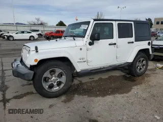 2018 Jeep Wrangler JK Unlimited Sahara with VIN 1C4HJWEG0JL923653, listed as a Copart auction lot 82151514 with 108,737 mi miles and Non Repairable. Bid and sale history available at carsss.com. Image 1.