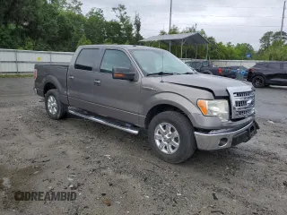 2013 Ford F-150 XL with VIN 1FTFW1CF3DFD90867, listed as a Copart auction lot 56405985 with 135,618 mi miles and Salvage title. Bid and sale history available at DreamBid. Image 4.
