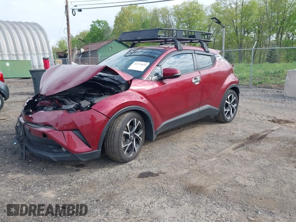 2018 Toyota C-HR XLE with VIN NMTKHMBX7JR010783, listed as a IAAI auction lot 42173610 with 93,320 mi miles and . Bid and sale history available at DreamBid. Image 2.