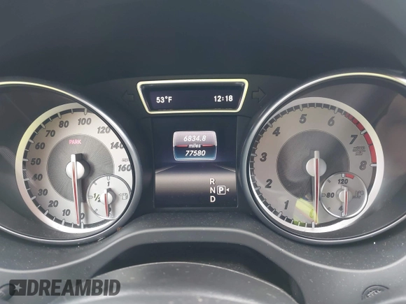 2016 Mercedes-Benz CLA 250 with VIN WDDSJ4GB1GN385737, listed as a IAAI auction lot 41970428 with 77,580 mi miles and . Bid and sale history available at DreamBid. Image 7.