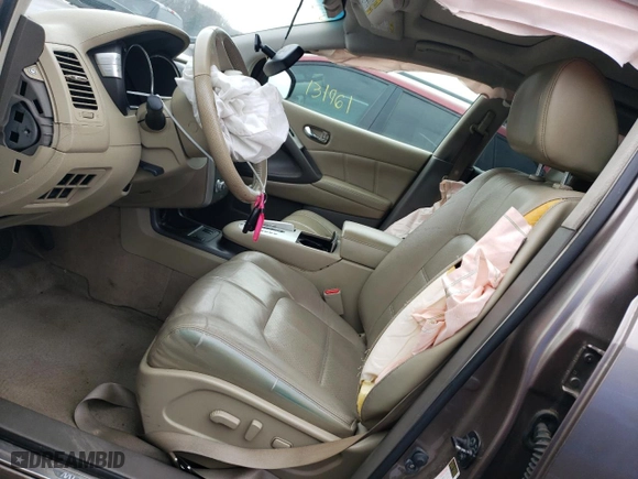 2012 Nissan Murano SL with VIN JN8AZ1MUXCW101419, listed as a Copart auction lot 42878515 with 0 mi miles and Salvage Title. Bid and sale history available at carsss.com. Image 7.