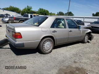 1991 Mercedes-Benz 300 with VIN WDBEA30D1MB497396, listed as a Copart auction lot 55834195 with 179,323 mi miles and Salvage Title. Bid and sale history available at carsss.com. Image 3.
