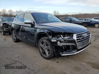 2018 Audi SQ5 Prestige with VIN WA1C4AFY1J2137470, listed as a Copart auction lot 77883803 with 47,755 mi miles and . Bid and sale history available at DreamBid. Image 4.
