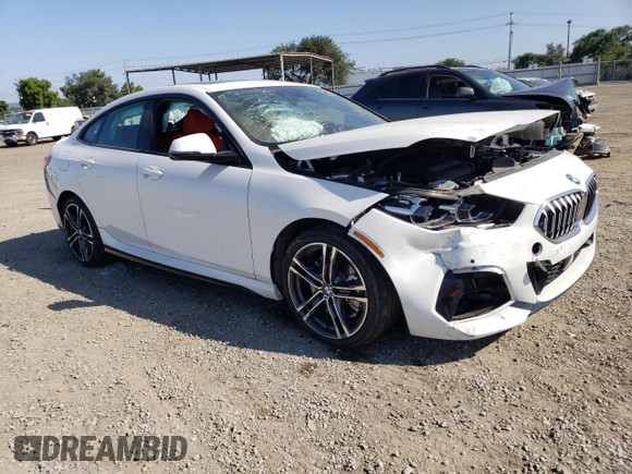 2021 BMW 2 Series 228i with VIN WBA53AK07M7H93052, listed as a Copart auction lot 59135483 with 12,834 mi miles. Bid and sale history available at carsss.com. Image 4.