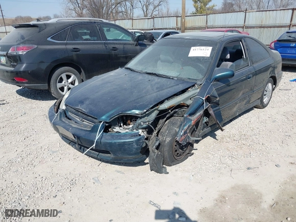 1998 Honda Civic EX with VIN 1HGEJ8249WL057484, listed as a IAAI auction lot 41776124 with 203,020 mi miles. Bid and sale history available at carsss.com. Image 6.