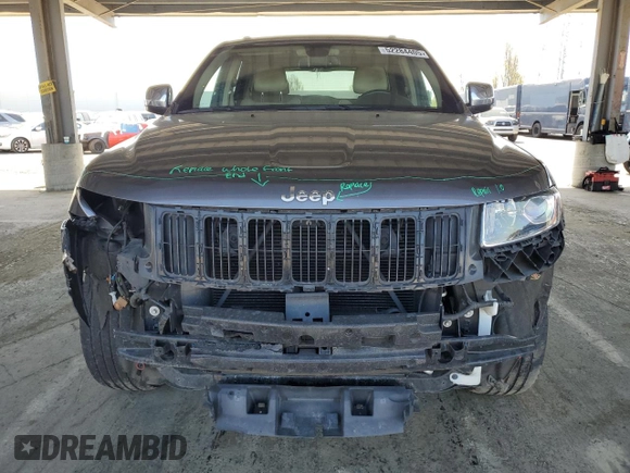2014 Jeep Grand Cherokee Limited with VIN 1C4RJFBG7EC588986, listed as a Copart auction lot 52284405 with 92,702 mi miles and Salvage Title. Bid and sale history available at DreamBid. Image 5.