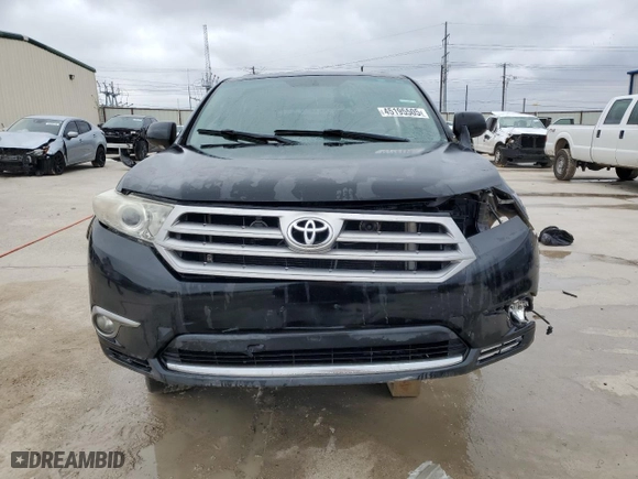 2013 Toyota Highlander Limited with VIN 5TDYK3EH1DS136606, listed as a Copart auction lot 45195505 with 0 mi miles and Salvage Title. Bid and sale history available at carsss.com. Image 5.