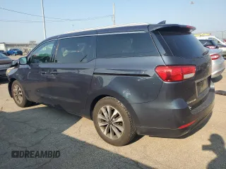 2015 Kia Sedona SX with VIN KNDMC5C10F6047335, listed as a Copart auction lot 66235414 with 154,460 mi miles and Salvage Title. Bid and sale history available at carsss.com. Image 2.