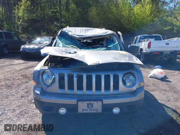 2017 Jeep Patriot High Altitude with VIN 1C4NJPFA4HD148863, listed as a IAAI auction lot 41822279 with 102,519 mi miles and . Bid and sale history available at carsss.com. Image 12.