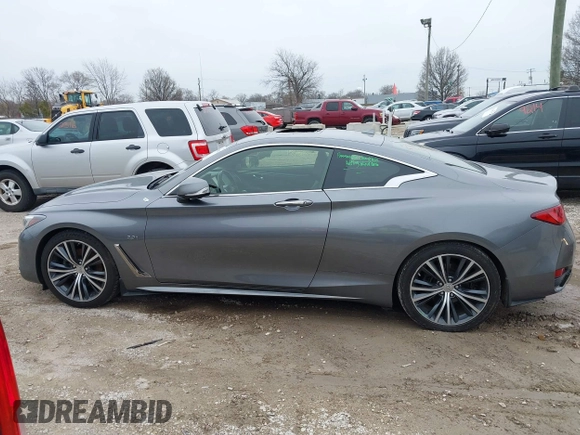 2017 Infiniti Q60 2.0t with VIN JN1CV7EL1HM321126, listed as a IAAI auction lot 41967092 with 72,158 mi miles and . Bid and sale history available at DreamBid. Image 13.