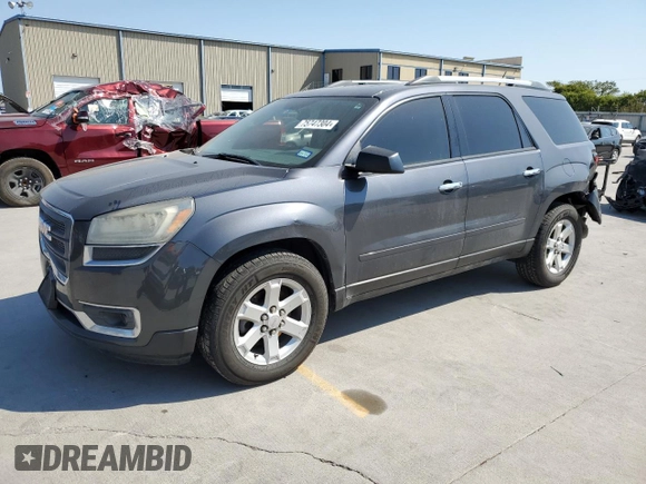 2013 GMC Acadia SLE with VIN 1GKKVNED7DJ163753, listed as a Copart auction lot 75747304 with 167,056 mi miles and Salvage Title. Bid and sale history available at carsss.com. Image 1.