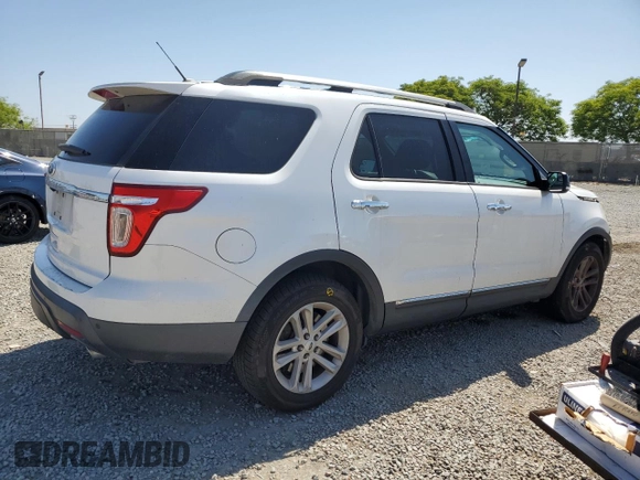 2014 Ford Explorer XLT with VIN 1FM5K7D80EGC58523, listed as a Copart auction lot 57431975 with 98,252 mi miles and Salvage title. Bid and sale history available at DreamBid. Image 3.