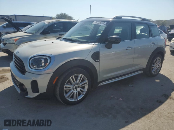 2022 MINI Countryman Cooper with VIN WMZ23BR06N3N61730, listed as a Copart auction lot 76281064 with 11,238 mi miles and Clean Title. Bid and sale history available at carsss.com. Image 1.