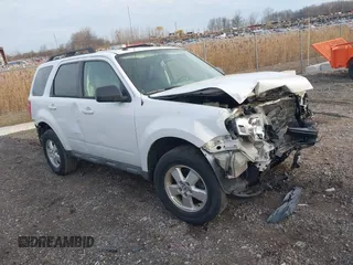 2010 Ford Escape XLT with VIN 1FMCU0DG5AKB75953, listed as a IAAI auction lot 40954756 with 154,588 mi miles. Bid and sale history available at carsss.com. Image 1.
