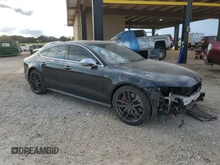 2017 Audi S7 Prestige with VIN WAU2FAFC1HN057527, listed as a Copart auction lot 76242104 with 58,776 mi miles and Salvage Title. Bid and sale history available at carsss.com. Image 4.