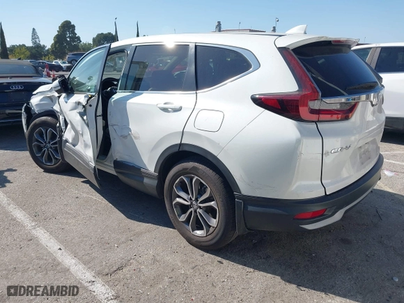 2021 Honda CR-V EX with VIN 2HKRW1H57MH425865, listed as a IAAI auction lot 41975388 with 1 mi miles. Bid and sale history available at carsss.com. Image 3.