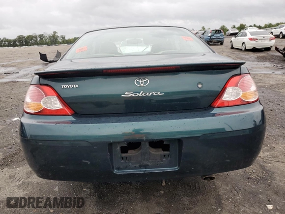 2002 Toyota Solara SE with VIN 2T1CF28P72C596631, listed as a Copart auction lot 66685114 with Not Provided miles and Salvage Title. Bid and sale history available at DreamBid. Image 6.