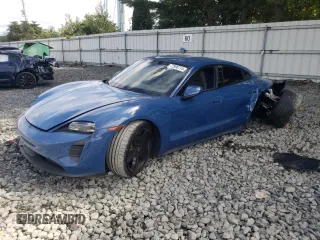2023 Porsche Taycan with VIN WP0AA2Y1XPSA14080, listed as a Copart auction lot 72990774 with 18,311 mi miles and Salvage Title. Bid and sale history available at DreamBid. Image 1.