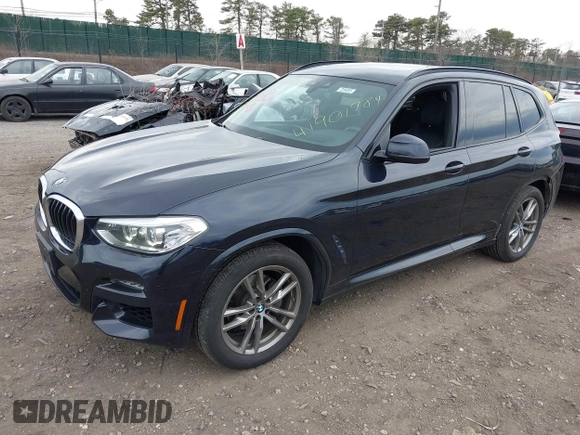 2020 BMW X3 xDrive30i with VIN 5UXTY5C06L9B18537, listed as a IAAI auction lot 41901984 with 109,150 mi miles and . Bid and sale history available at DreamBid. Image 18.