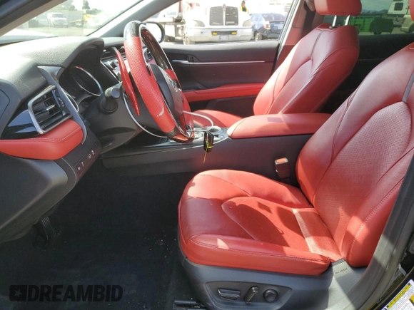 2020 Toyota Camry XSE with VIN 4T1K61AK3LU888412, listed as a Copart auction lot 51858905 with 84,344 mi miles and Salvage Title. Bid and sale history available at DreamBid. Image 7.
