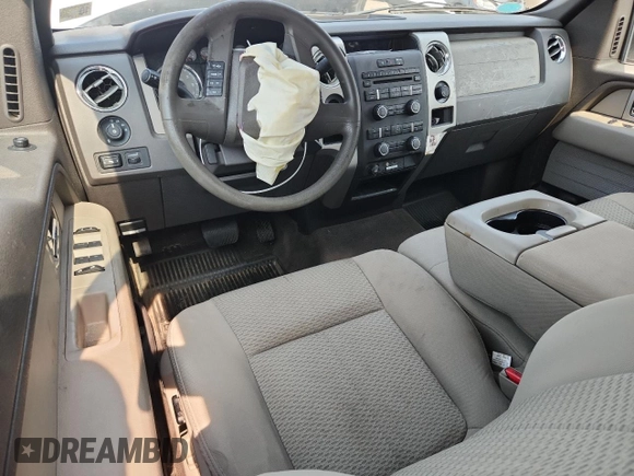 2010 Ford F-150 XL with VIN 1FTEX1C87AFA01850, listed as a Copart auction lot 63544455 with 107,615 mi miles and Salvage title. Bid and sale history available at DreamBid. Image 8.