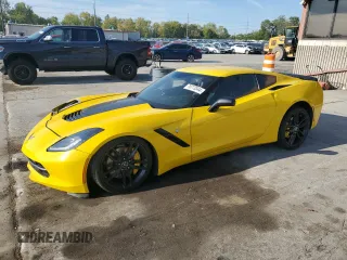 2015 Chevrolet Corvette Z51 1LT with VIN 1G1YH2D73F5000044, listed as a Copart auction lot 70773344 with 52,152 mi miles and Salvage Title. Bid and sale history available at carsss.com. Image 1.