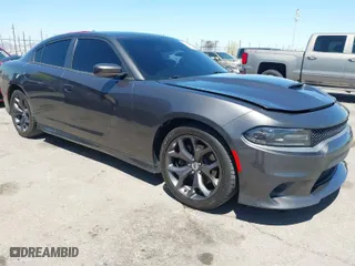 2019 Dodge Charger GT with VIN 2C3CDXHG5KH513064, listed as a IAAI auction lot 42039585 with 95,999 mi miles. Bid and sale history available at carsss.com. Image 1.