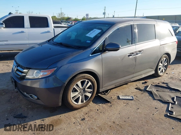 2016 Honda Odyssey Touring Elite with VIN 5FNRL5H98GB132255, listed as a IAAI auction lot 41839600 with 131,064 mi miles and . Bid and sale history available at DreamBid. Image 17.