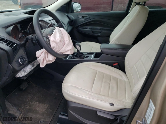 2017 Ford Escape S with VIN 1FMCU0F72HUA15153, listed as a Copart auction lot 48150695 with 64,294 mi miles and Salvage Title. Bid and sale history available at carsss.com. Image 7.