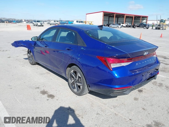 2023 Hyundai Elantra SEL with VIN KMHLS4AG8PU617185, listed as a IAAI auction lot 41843024 with 24,365 mi miles and . Bid and sale history available at DreamBid. Image 3.