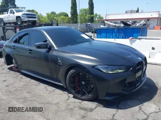 2022 BMW M3 Competition z VIN WBS33AY00NFL61191, wystawiony jako IAAI lot #42346992 z przebiegiem 70 885 mil mil oraz . Historia ofert i sprzedaży dostępna na DreamBid. Obrazek 1.
