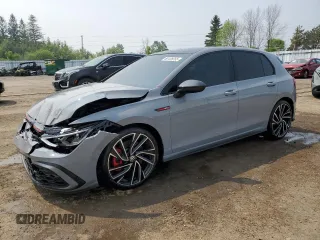 2024 Volkswagen GTI Autobahn с VIN WVWVA7CD2RW125389, выставлен на аукционе Copart как лот 60105665 с пробегом 48 790 миль миль и Чистый • Clean title. История ставок и продаж доступна на DreamBid. Изображение 1.