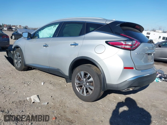 2018 Nissan Murano Platinum with VIN 5N1AZ2MH7JN122649, listed as a IAAI auction lot 41898795 with 58,923 mi miles and . Bid and sale history available at carsss.com. Image 3.