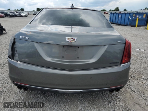 2017 Cadillac CT6 AWD z VIN 1G6KB5RS9HU184253, wystawiony jako Copart lot #58132795 z przebiegiem 96 640 mil mil oraz Szkoda całkowita • Salvage title. Historia ofert i sprzedaży dostępna na DreamBid. Obrazek 6.