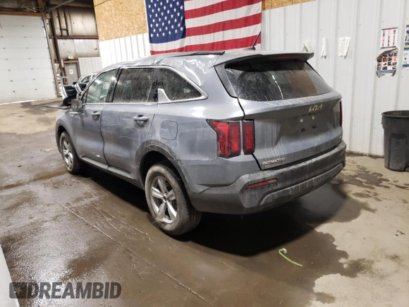 2023 Kia Sorento LX with VIN 5XYRGDLC6PG206380, listed as a Copart auction lot 52333725 with 20,942 mi miles and Clean Title. Bid and sale history available at carsss.com. Image 2.