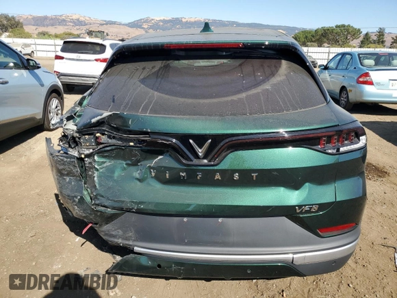 2024 VinFast VF 8 Plus с VIN RLLV1AFA7RH004592, выставлен на аукционе Copart как лот 73484704 с пробегом 3 158 миль миль и Списание • Salvage title. История ставок и продаж доступна на DreamBid. Изображение 6.