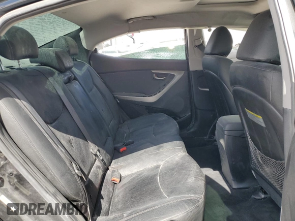 2013 Hyundai Elantra Limited with VIN KMHDH4AE4DU690826, listed as a Copart auction lot 55066595 with 75,059 mi miles and Salvage Title. Bid and sale history available at DreamBid. Image 10.