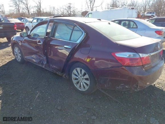 2014 Honda Accord Sedan EX-L with VIN 1HGCR2F81EA227065, listed as a IAAI auction lot 41465211 with 182,460 mi miles. Bid and sale history available at carsss.com. Image 2.