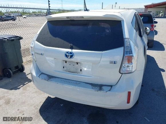 2012 Toyota Prius v Two with VIN JTDZN3EU7C3081930, listed as a IAAI auction lot 41835824 with 266,076 mi miles. Bid and sale history available at carsss.com. Image 16.