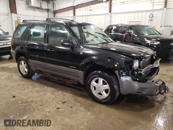 2001 Ford Escape XLS with VIN 1FMYU02121KA65155, listed as a Copart auction lot 42021865 with 0 mi miles and Non Repairable. Bid and sale history available at carsss.com. Image 4.